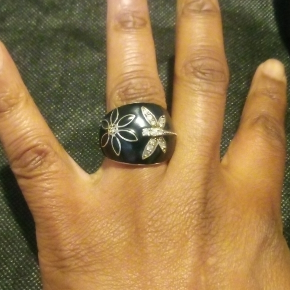 Stainless dragonfly ring - Picture 7 of 10